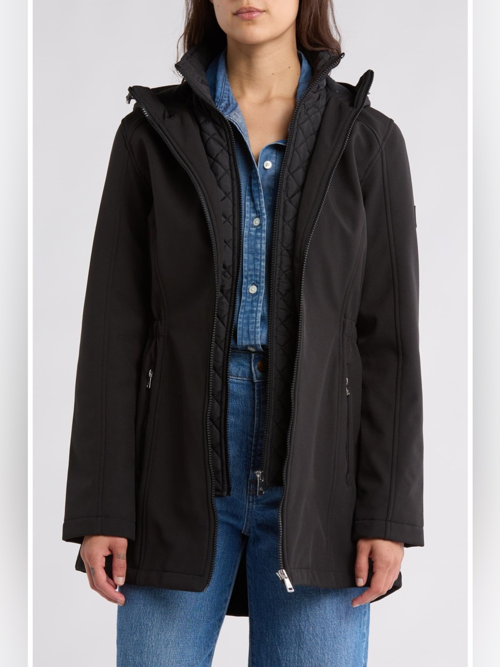 Lauren Ralph Lauren Quilted Bib
Hooded Softshell Jacket